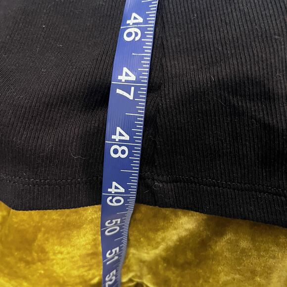 Old Navy Dress Womens Large Black Long Sleeve Scoop Neck Stretch Midi Witchy - Picture 7 of 11